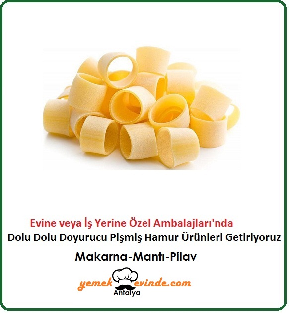 Makarna ve Mantı