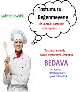 BÜYÜK Bazlama Tost HİNDİ FÜME ve Kaşarlı